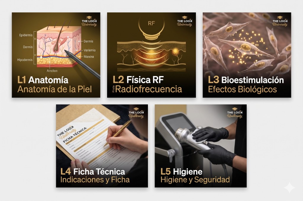 Módulos L1 a L5 del curso profesional